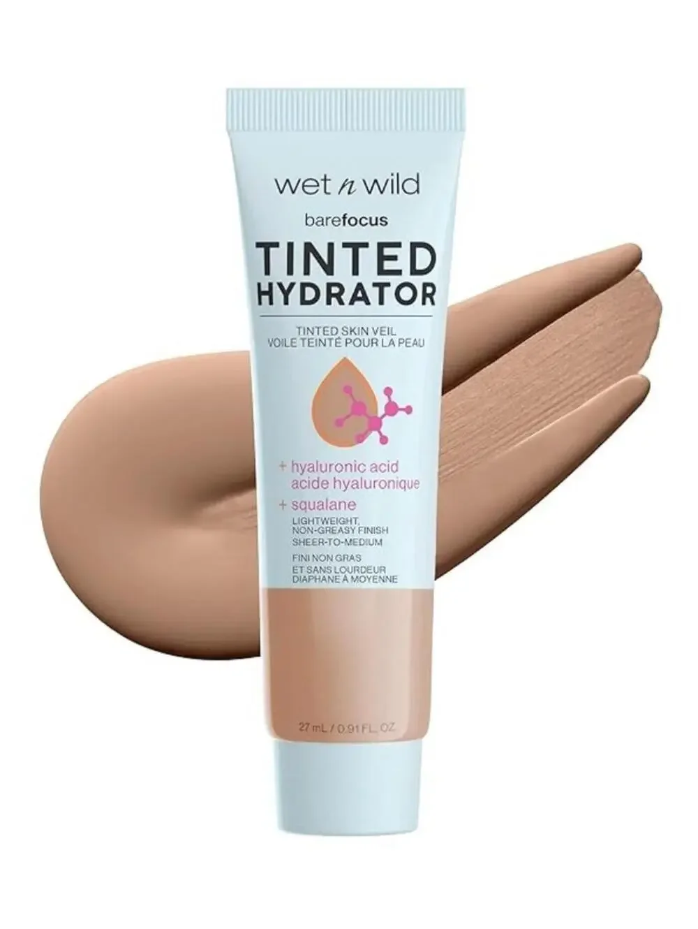 LOT 4 - wet n wild Bare Focus Tinted Hydrator Matte Finish, Oil-Free 0.19fl oz